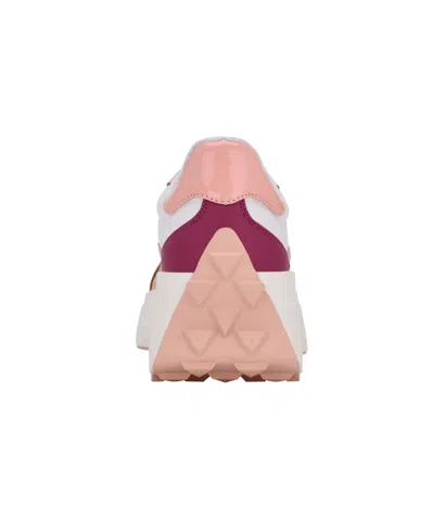 Guess Calebb Sneaker In Pink,white