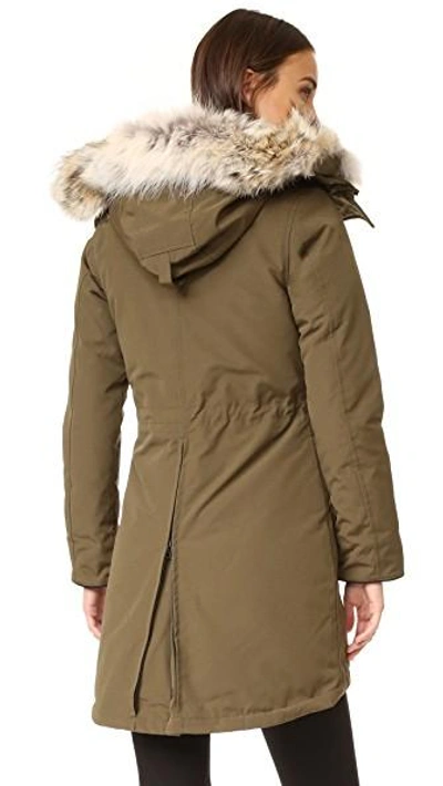Shop Canada Goose Rossclair Parka In Military Green