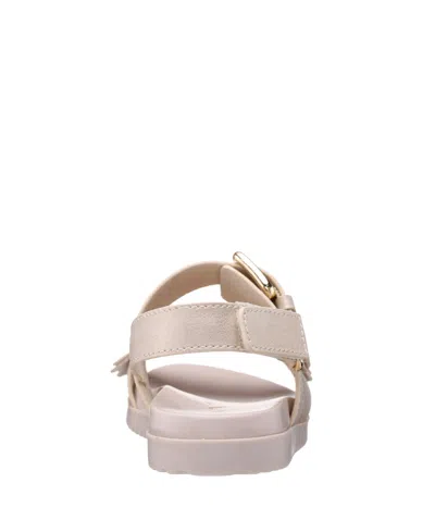 Nina Little Girls Pollie Footbed Sandals In Light Gold