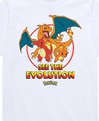 Hybrid Big Boys See The Evolution Graphic T-shirt In White