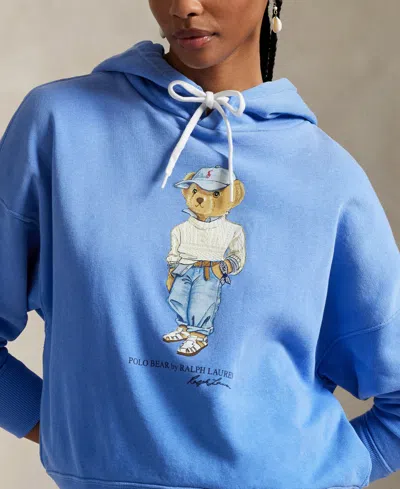 Polo Ralph Lauren Polo Bear Fleece Hoodie Clothing In Blue