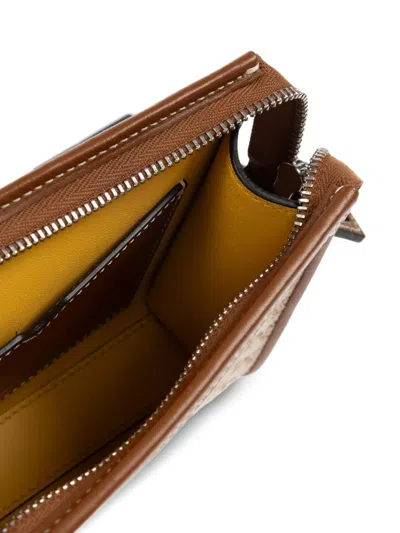 Max Mara Chain Strap Clutch Bag With Contrast Trim In Multi