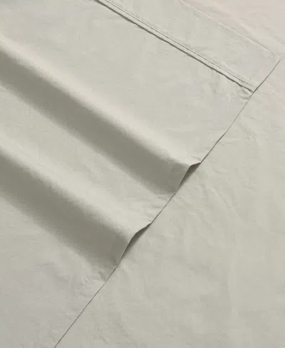 Calvin Klein Closeout!  Washed 200-thread Count Cotton 3-pc. Sheet Set, Twin Xl In Absinthe Green