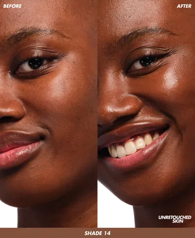 Make Up For Ever Super Boost Lightweight Moisturizing Skin Tint With Hyaluronic & Polyglutamic Acids, 1 Oz. In 14 - For Deeper Skin With Warm Undertone