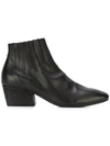 MARSÈLL MARSÈLL 'NERO' FRINGED ANKLE BOOTS - BLACK,MW4070176611486817