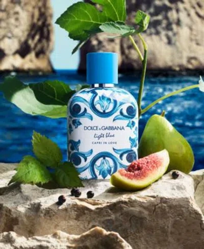 Dolce & Gabbana Mens Light Blue Capri In Love Eau De Parfum Fragrance Collection In No Color