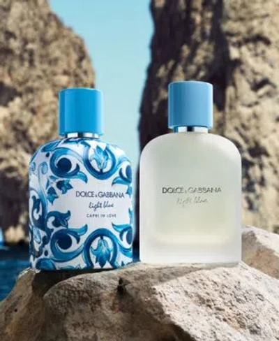 Dolce & Gabbana Mens Light Blue Capri In Love Eau De Parfum Fragrance Collection In No Color