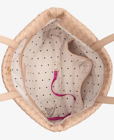 On 34th Extra-large Woven Tote, Exclusively At Macy's In Chai