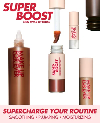 Make Up For Ever Super Boost Lightweight Moisturizing Skin Tint With Hyaluronic & Polyglutamic Acids, 1 Oz. In 01 - For Very Fair To Light Skin With Ne