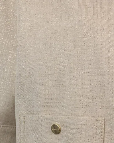 Max Mara Agile Cropped Button-up Jacket In Toni Neutri