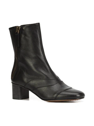 Shop Chloé Lexi Ankle Boots - Black