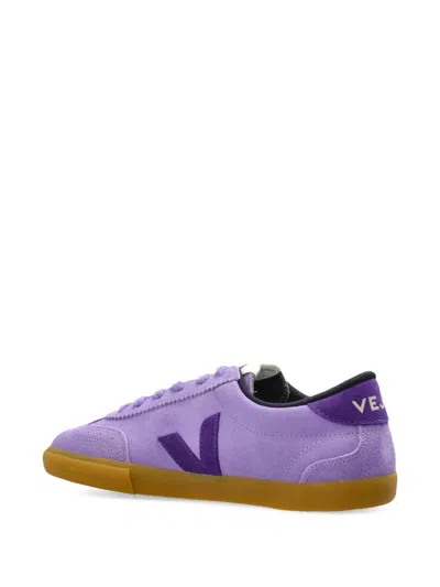 Veja Volley Sneakers In Viola Suede In Purple