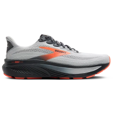 Brooks Ghost 17 Snekers In Oyster/orange/black