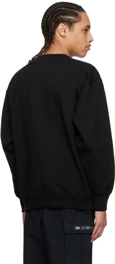 Wtaps Men S Academy Crewneck Sweatshirt In Black