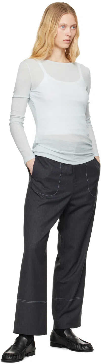 Ader Error Gray Slacks Product. 81 Trousers In Grey