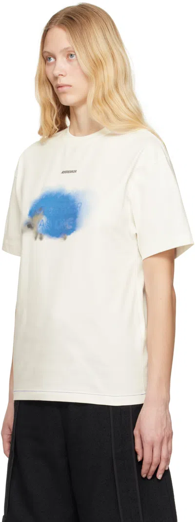 Ader Error Off-white 0106 T-shirt In Off White