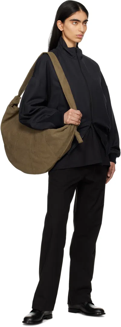 Fear Of God Navy Wool High Neck Track Jacket