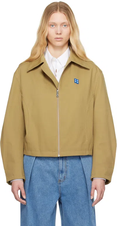 Ader Error Beige Sig; Bl Tag 01 Jacket In Beige