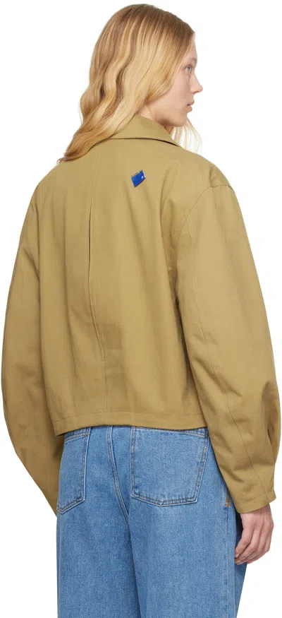 Ader Error Beige Sig; Bl Tag 01 Jacket In Beige