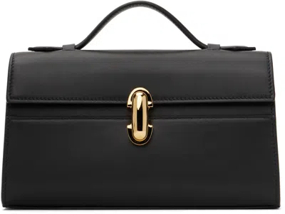 Savette Tote Symmetry Pochette Mit Leder In 001 Black