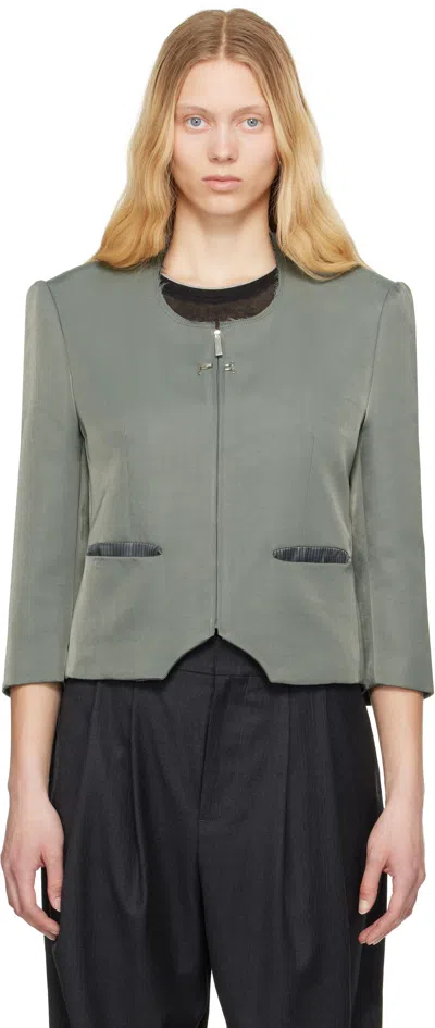 Ader Error Gray Product. 3 Blazer In Charcoal