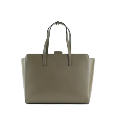 Hidesins Moss Leather Bag Flap L In Green
