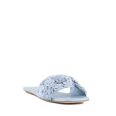 Stuart Weitzman Meadow Slide Heavenly In Blue