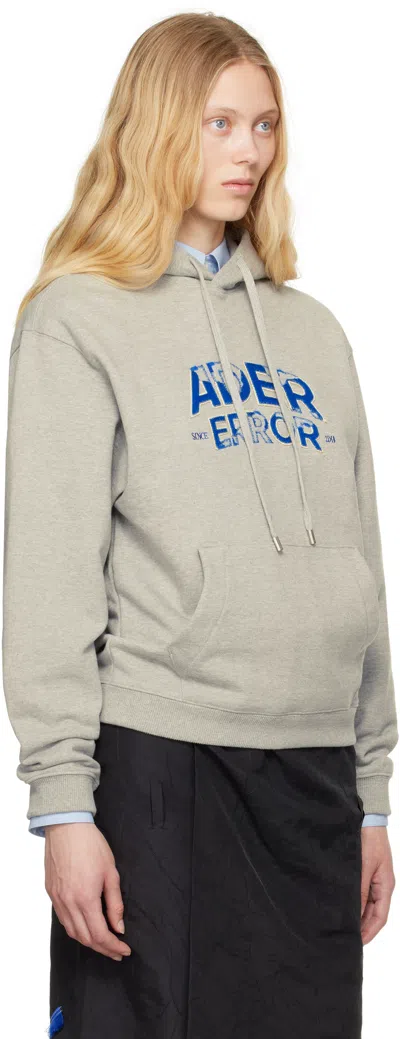 Ader Error Gray Edca Product. 39 Hoodie In Gray