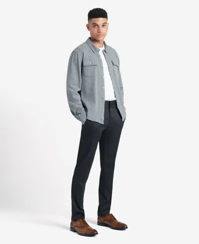 Reaction Kenneth Cole Slim-fit Stretch Dress Pant In Charcoal