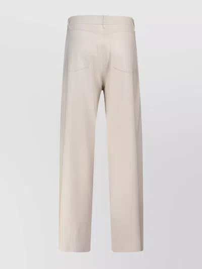 S Max Mara Wide Wool Trousers With Pockets And Loops