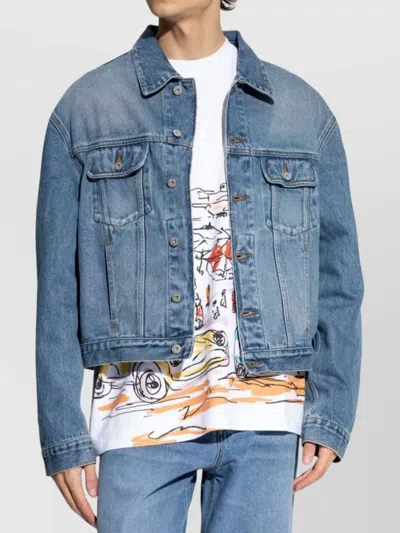 Jacquemus Blue Classic Collar Denim Jacket