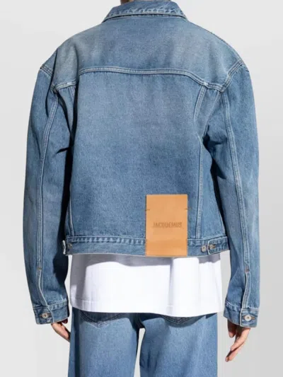 Jacquemus Blue Classic Collar Denim Jacket