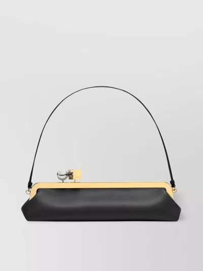 Jacquemus Rectangular Silhouette Clutch Bag With Top Handle