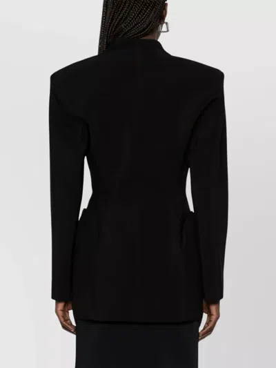 Mugler Tailored Jacket With Structured Shoulders