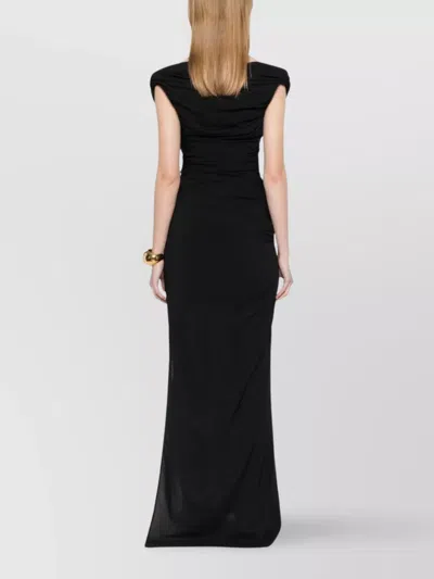 Jacquemus La Robe Rita Longue Gown In Black