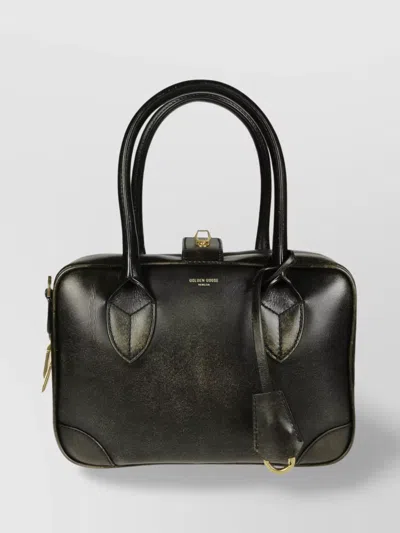 Golden Goose Structured Shoulder Bag With Detachable Strap And Top Handles