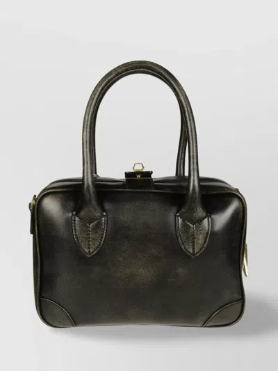 Golden Goose Structured Shoulder Bag With Detachable Strap And Top Handles