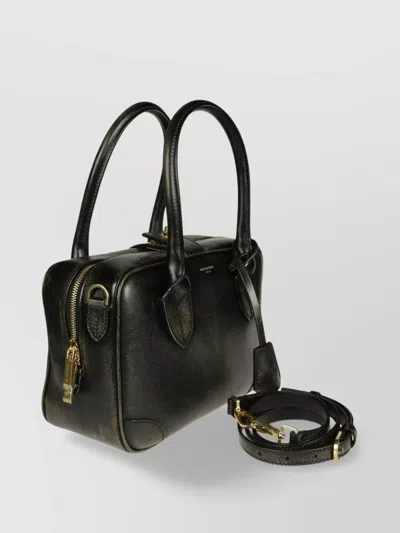 Golden Goose Structured Shoulder Bag With Detachable Strap And Top Handles