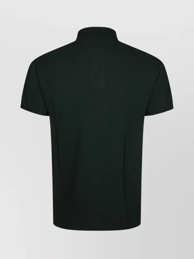 Polo Ralph Lauren Embroidered-logo Polo Shirt In Black