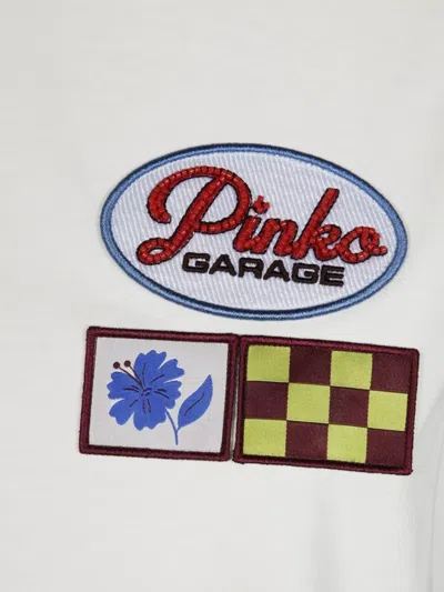 Pinko Short Sleeve T-shirt With Colorful Patches
