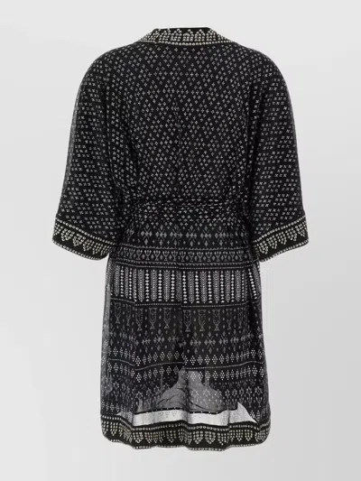 Isabel Marant Dress 'nawel' V-neckline Belted Waist