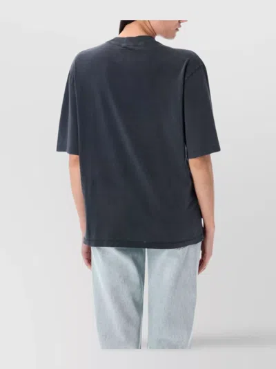 Anine Bing Avi Tee Collegiate Leopard In Grey