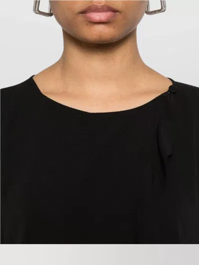 Emporio Armani Cotton Blend Blazer Jacket In Black