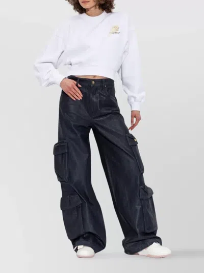 Off-white Roses Arrows Cropped Sweatshirt