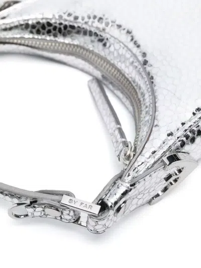 By Far Cosmo Metallic Leather Handbag