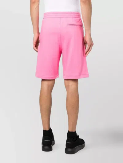 Alexander Mcqueen Alexander Mc Queen Bermuda Shorts With Graffiti Logo Print