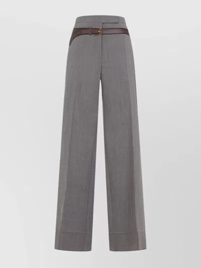 Prada Pant Wool Blend Loops Belt