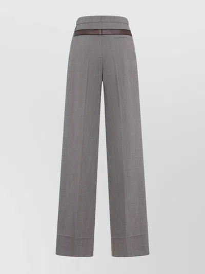 Prada Pant Wool Blend Loops Belt