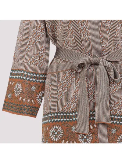 Valentino Viscose Cardigan In Neutral