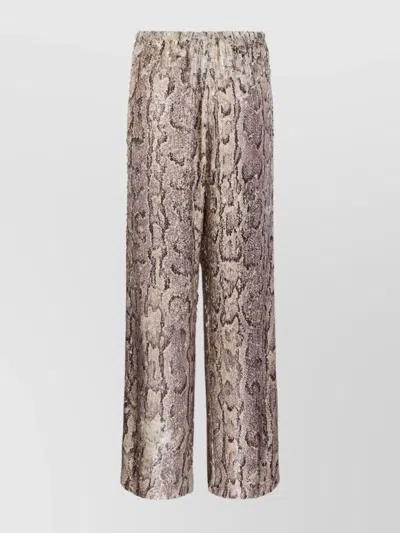 Dries Van Noten Puvis Straight Leg Casual Trouser Embroidered With All-over Sequins